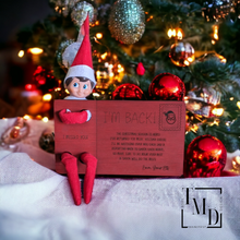Load image into Gallery viewer, I'm Back! Elf Postcard- Standard Option