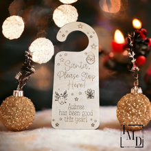 Load image into Gallery viewer, Santa Stop Here- Custom Name