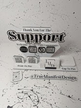 Load image into Gallery viewer, Social + Payment Marketing Sign