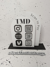 Load image into Gallery viewer, Let's Get Social Arched Marketing Sign