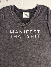 Load image into Gallery viewer, Manifest That Shit Branded V-Neck Tee