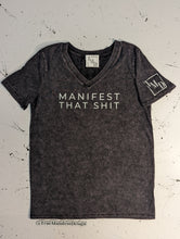 Load image into Gallery viewer, Manifest That Shit Branded V-Neck Tee