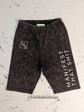 Load image into Gallery viewer, Manifest That Shit Branded Bike Shorts