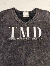 Load image into Gallery viewer, TMD Branded V-Neck Tee