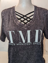 Load image into Gallery viewer, TMD Branded V-Neck Tee