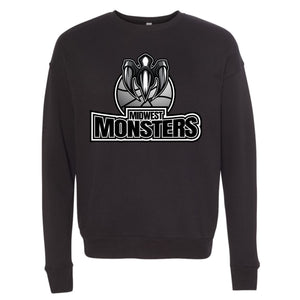 MWM B&W Stacked Logo Crew Sweatshirt