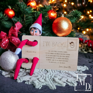 I'm Back! Elf Postcard- Standard Option
