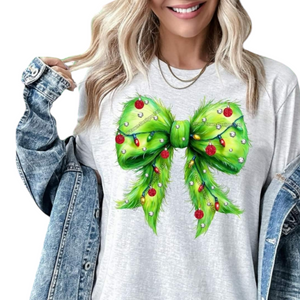 Grinchyy Bow Sweatshirt