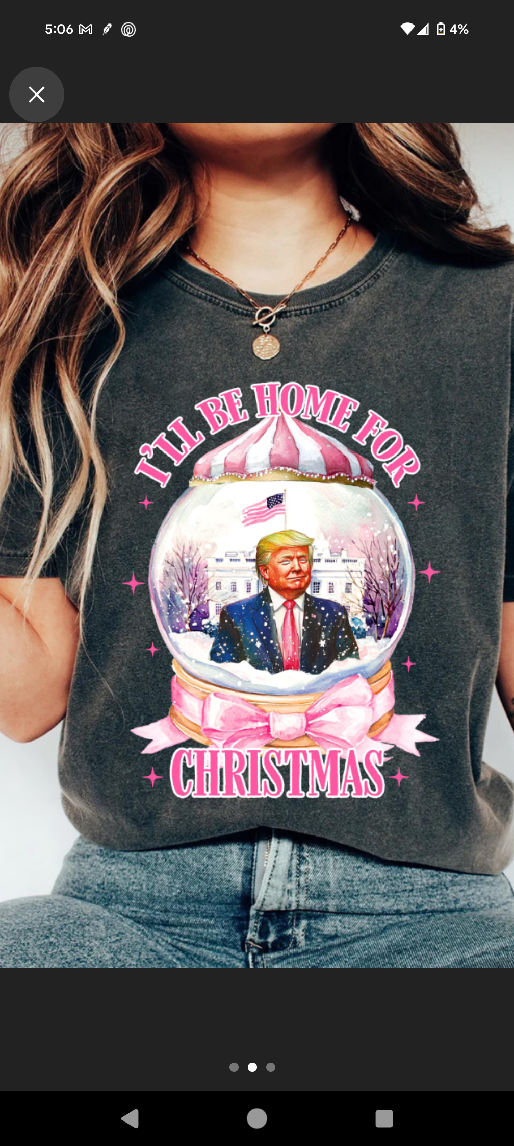 Trump Snow Globe Tee