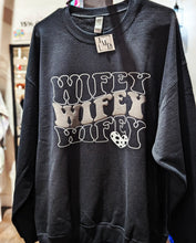 Load image into Gallery viewer, Wifey Raised Print Sweatshirt
