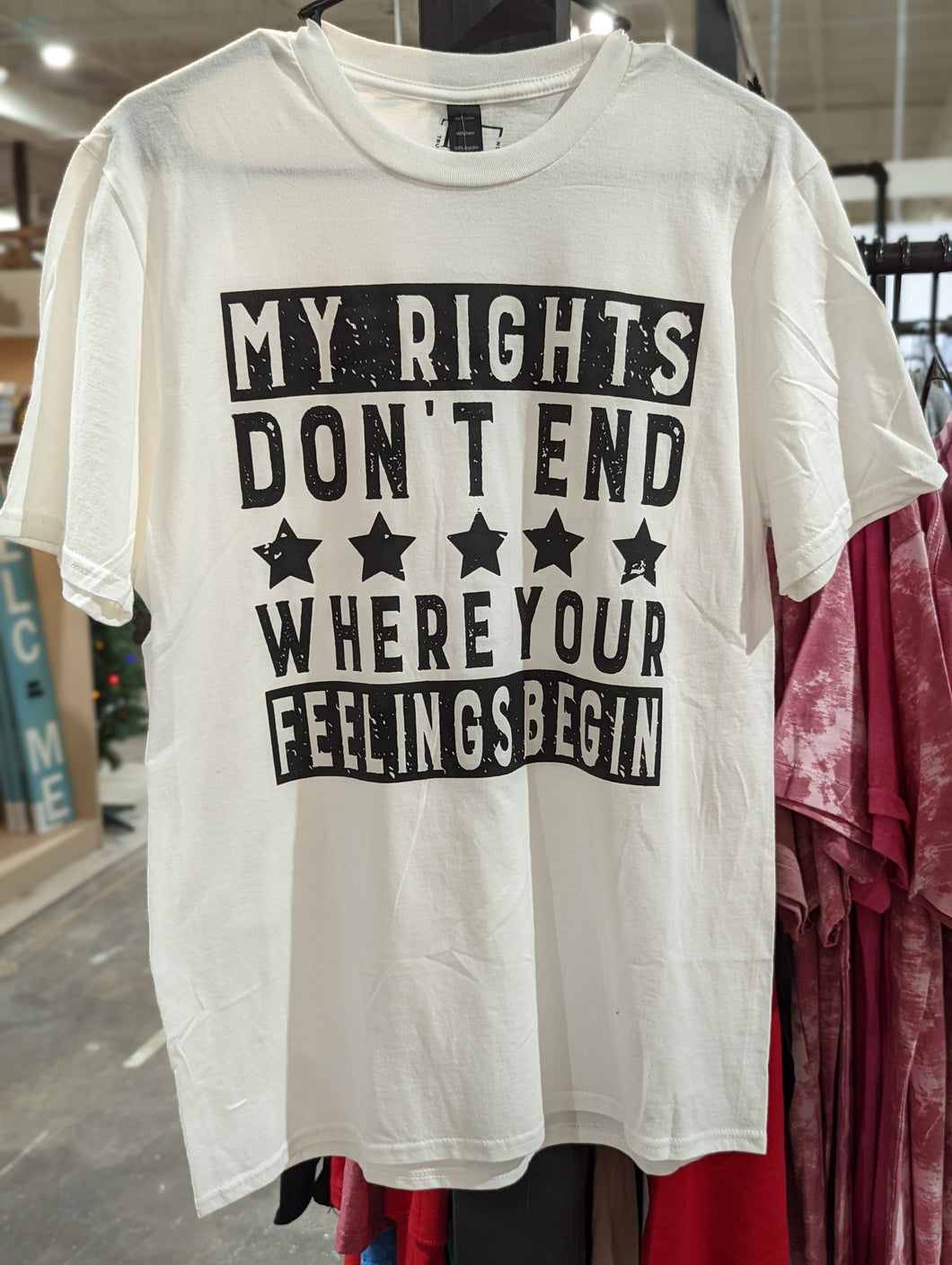 My rights don't end where your feelings begin