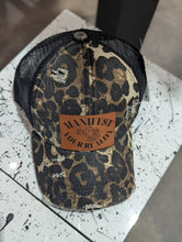 Load image into Gallery viewer, Manifest Your Reality Leopard Hat
