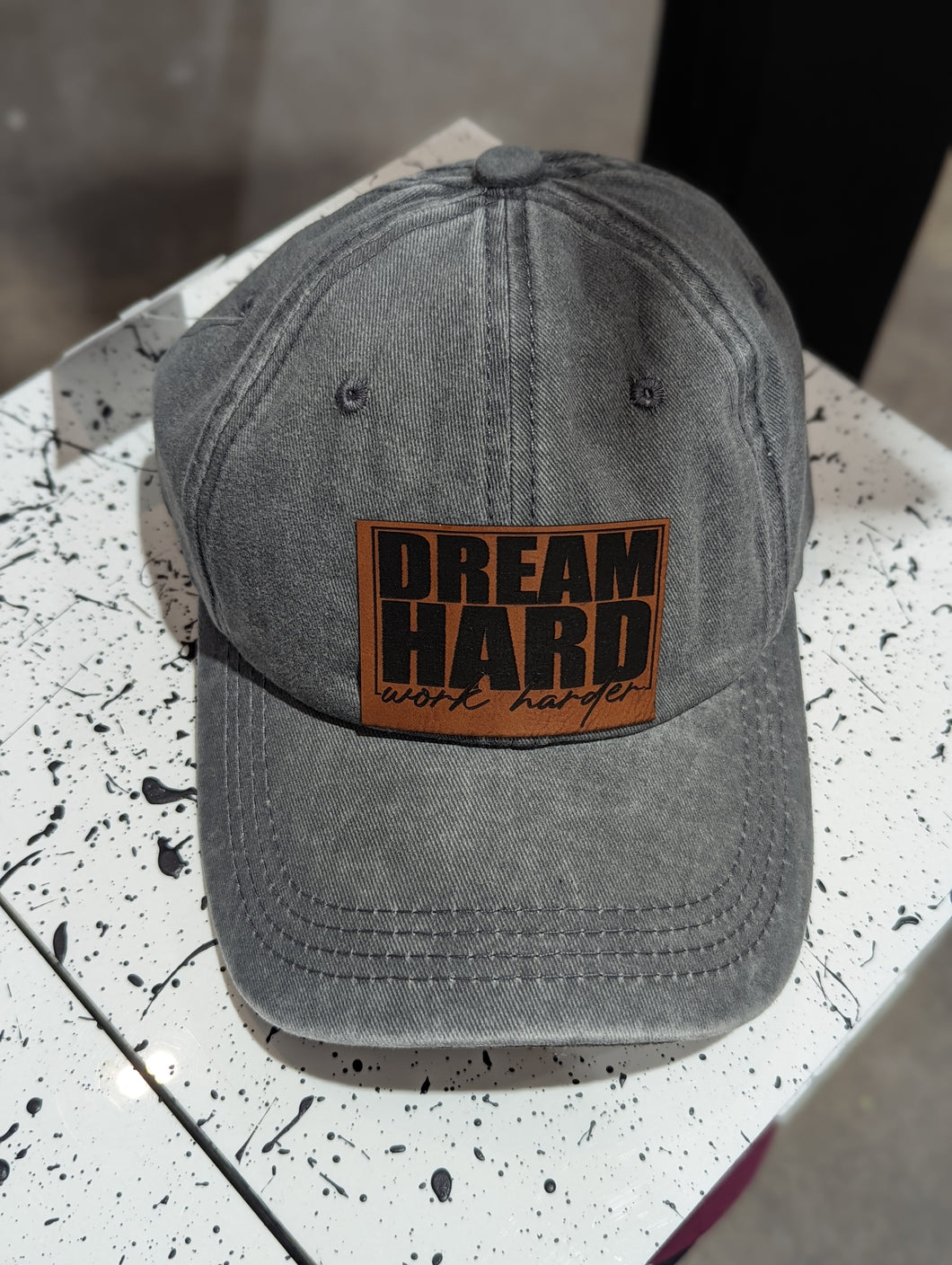 Dream Hard Work Harder Grey Hat