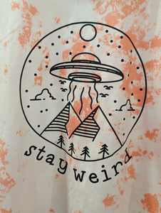 Stay Weird UFO Acid Wash