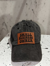 Load image into Gallery viewer, Small Business Owner Ponytail Hat- Charcoal
