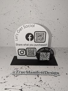 Physical Watermark Marketing Sign