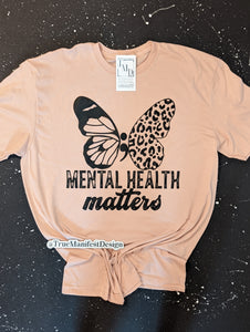 Mental Health Matters Leopard Butterfly