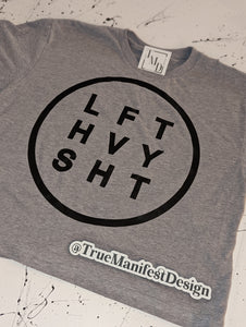 LFT HVY SHT Light Grey Crop Top