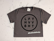 Load image into Gallery viewer, LFT HVY SHT Dark Grey Crop Top
