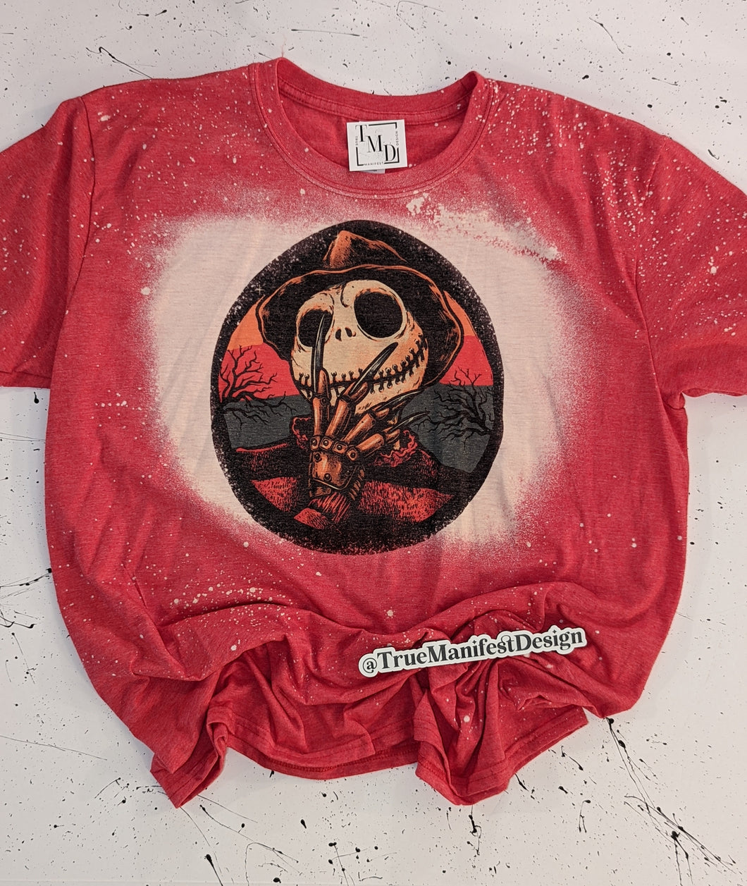 Jack Skellington Freddy Acid Wash