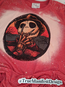 Jack Skellington Freddy Acid Wash