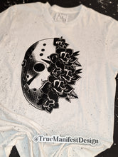 Load image into Gallery viewer, Jason Voorhees Floral Splatter Tee
