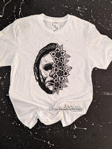 Michael Meyers Floral Splatter Tee