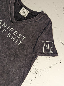 Manifest That Shit Branded V-Neck Tee