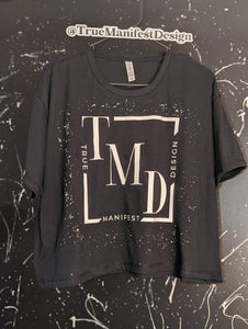 TMD Branded Black Crop