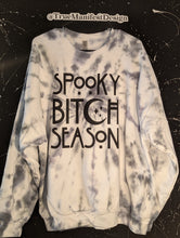 Load image into Gallery viewer, Spooky Bitch Season Tie Dye Sweatshirt
