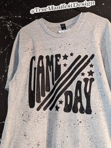 Game Day Splatter Effect Tee