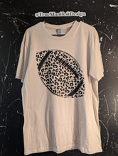 Load image into Gallery viewer, Leopard Print Football Tee
