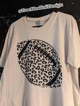 Load image into Gallery viewer, Leopard Print Football Tee
