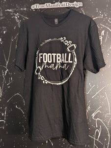 Football Mama Leopard Print Tee