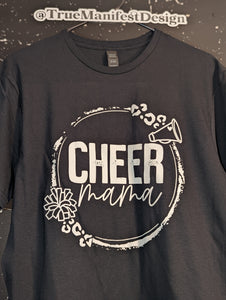 Cheer Mama Leopard Print Tee