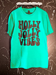 Holly Jolly Vibes- Black