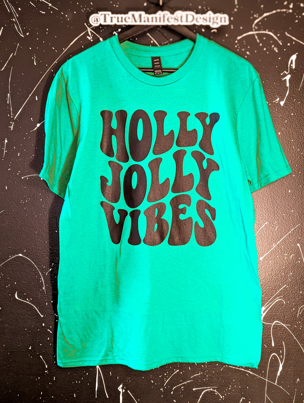 Holly Jolly Vibes- Black