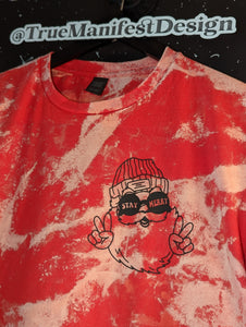 Santa Stay Merry Acid Wash