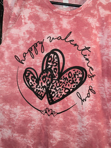 Happy Valentines Day Tie Dye