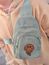 Load image into Gallery viewer, Corduroy Sling Bag With Patch
