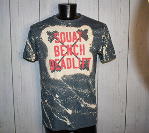 Squat Bench Deadlift Acid Wash