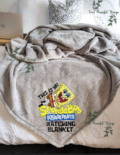 Load image into Gallery viewer, This is My SpongeBob Square Pants Watching Blanket
