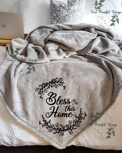 Bless This Home Blanket