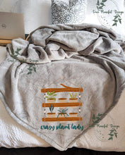 Load image into Gallery viewer, Crazy Plant Lady Blanket
