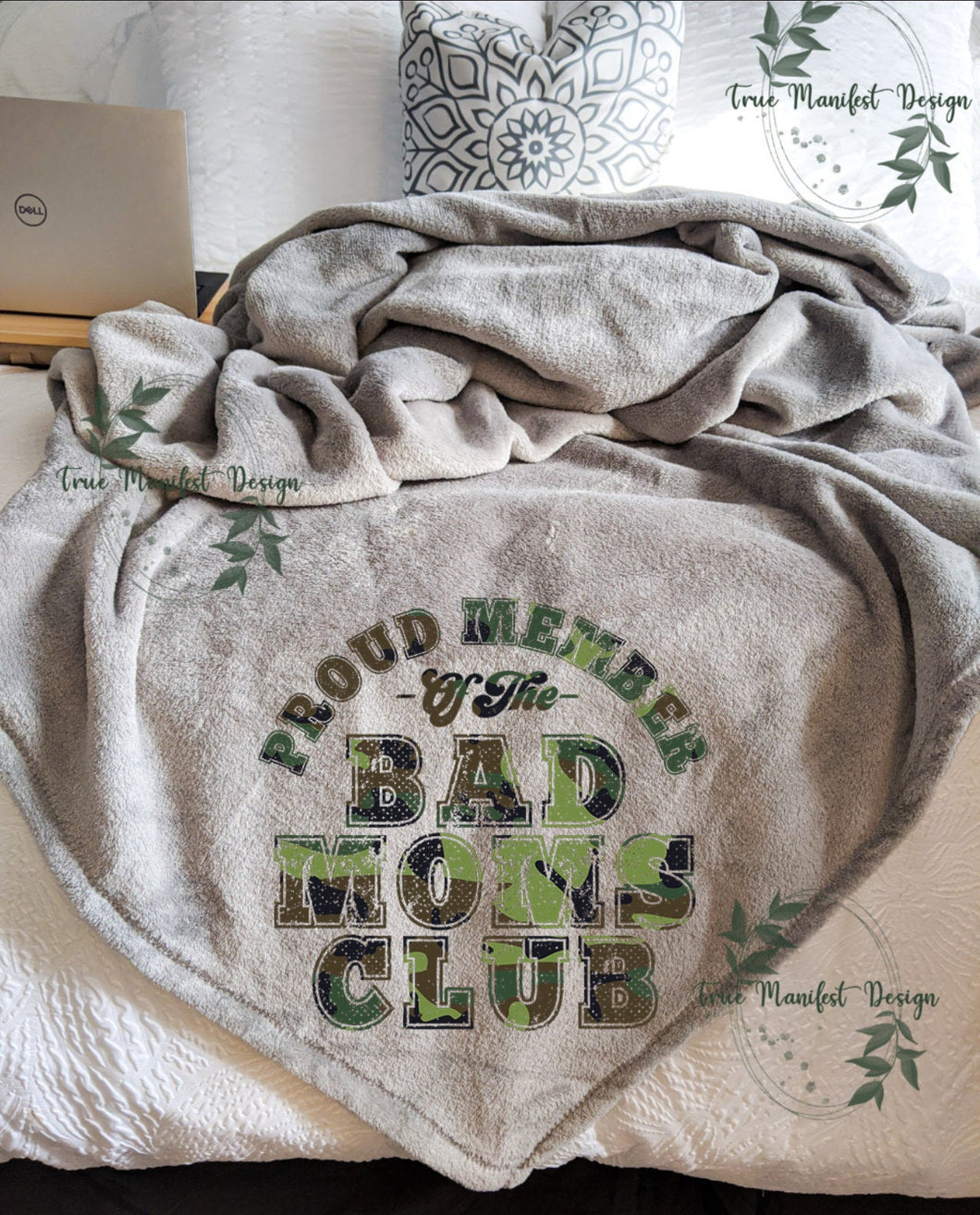 Proud Member Of The Bad Moms Club Blanket